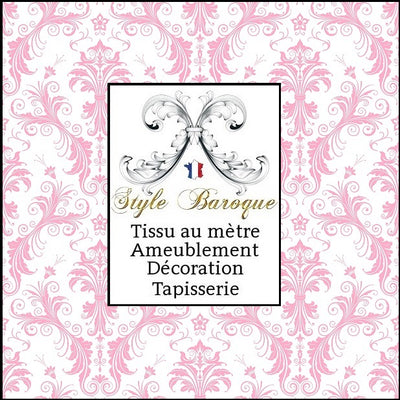 Rideaux tissus damassé mètre ameublement tapisserie sièges papier-peint motif Baroque Damas