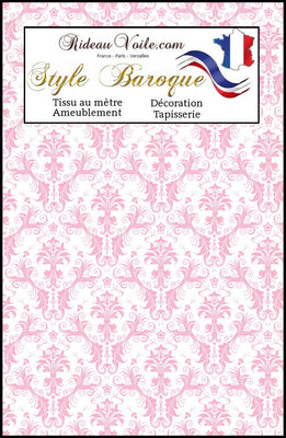 Rideaux tissus damassé mètre ameublement tapisserie sièges papier-peint motif Baroque Damas