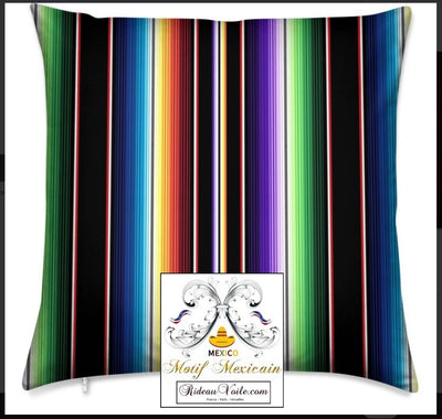 Rideau Imprimé Esprit Mexicain (Multicolore) couette voilage ameublement tapisserie Mexican fabrics pattern meter curtain duvet