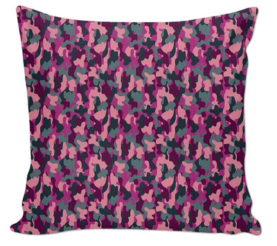 Tissu ameublement mètre déco motif camouflage rose couette rideau voilage