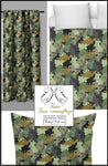 Tissu ameublement mètre motif design camouflage couette rideau voilage