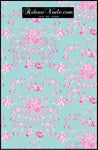 Tissu ameublement Toile de Jouy rose bleu au mètre rideau voilage tapisserie siège. Boutique éditeur Toile de Jouy haut gamme Tissu ameublement au mètre rideau voilage tapisserie motif Empire. Möbelstoff vorhänge ignifugé occultant. Blumenmuster stoff. French fabric flower curtain drapes upholstery. Tela cortina. verhokangas. Tessuto per tende. Rido Stoff Riddoen.