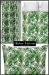 Tissu ameublement décoration style exotique tropical feuilles au mètre